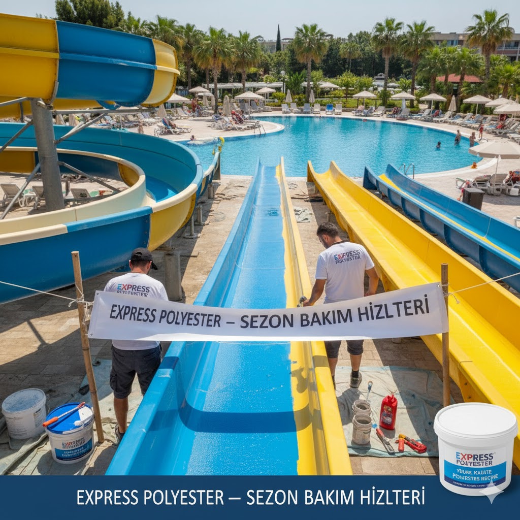 Sezon Sonu Otel, Tatilköyü ve Aquapark Fiberglass Bakım, Onarım ve Restorasyon Rehberi — Express Fiberglass Antalya —